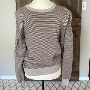 Brown strips sweater